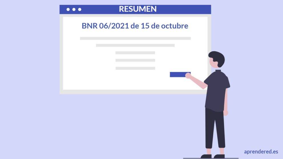 BNR 06/2021 de 15 de octubre