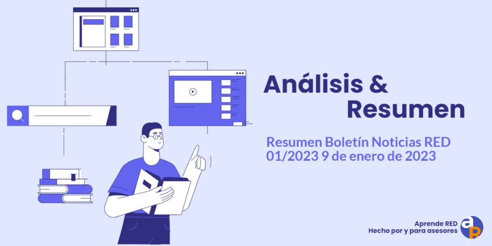 Resumen Boletín Noticias RED 01-2023 de 9 de enero de 2023