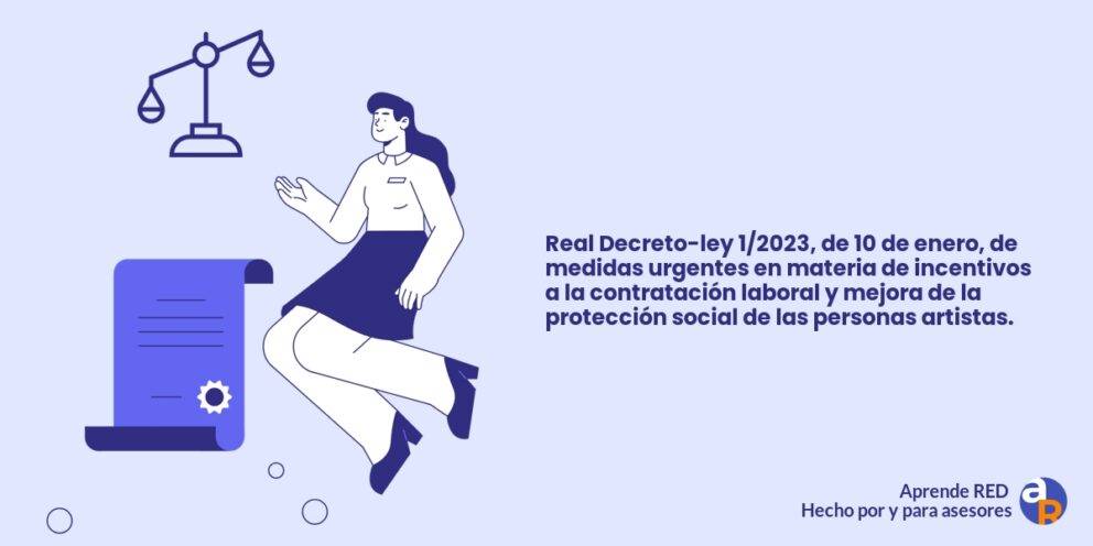 incentivos a la contratación laboral y mejora de la protección social de artistas