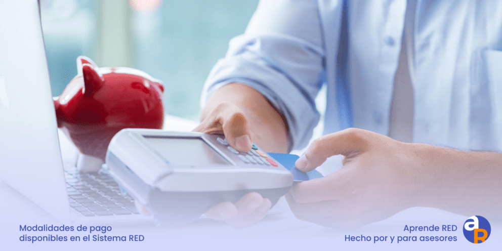 modalidades de pago disponibles en el Sistema red